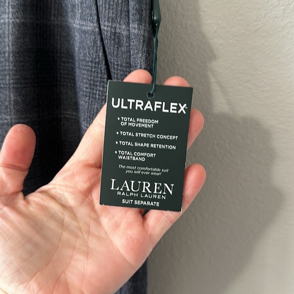 NWT Ralph Lauren Charcoal Classic Fit Men's Dress Pants ULTRAFLEX 34W x 30L - Picture 5 of 16